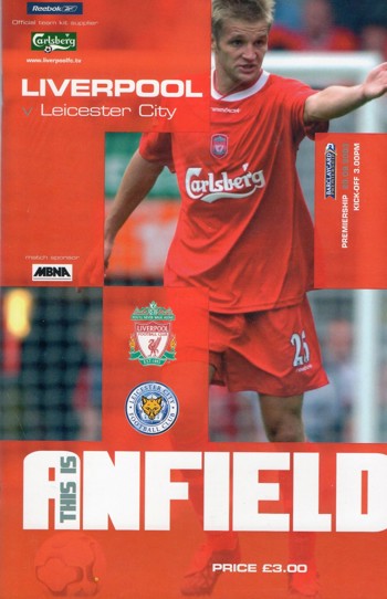 Match programme